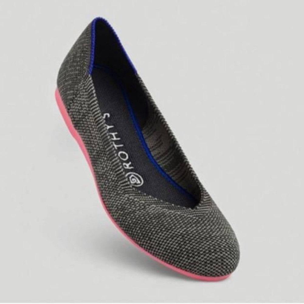 Rothy’s Charcoal Birdseye The Flat